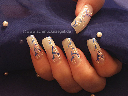  Descripci�n u�as decoradas Nail Art Motivo 028