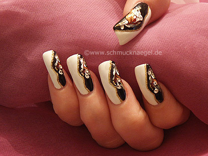  Fingernagelkunst Anleitung Nailart Motiv 034