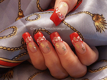  Sch�ne Fingern�gel Beschreibung Nailart Motiv 037