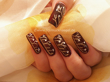  Beschreibung Fingernagelkunst Nailart Motiv 039