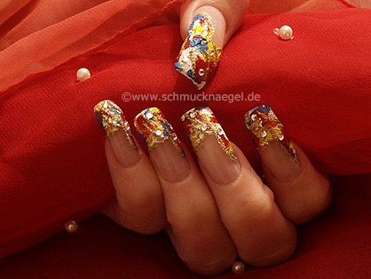  Nageldesign Beschreibung Nailart Motiv 046