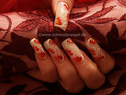  Sch�ne Fingern�gel Beschreibung Nailart Motiv 047