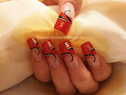  Instrucci�n para u�as est�ticas Nail Art Motivo 081