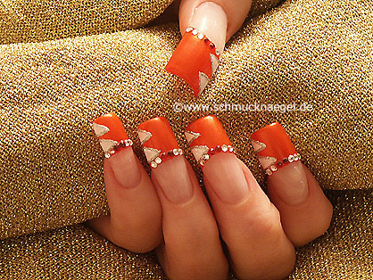  Descripci�n de pinceladas-decoracion Nail Art Motivo 082