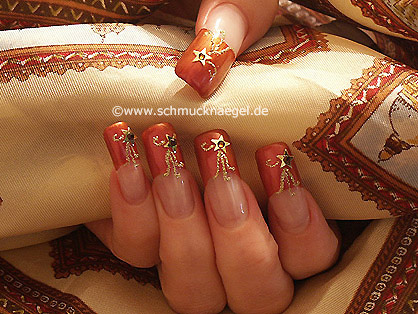  Anleitung zur fingernageldekoration - Nailart Motiv 093