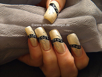  Silvestermotiv f�r die N�gel -Nailart Motiv 096 -Silvestermotiv 2