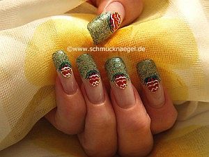 Easter egg as nail art motif