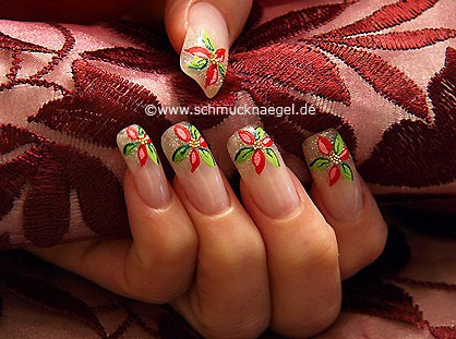 Bouillons in gold for french nail art motif