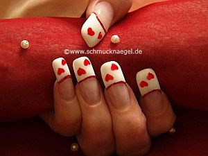 Valentine’s Day motif with colour gel
