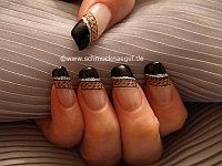 Sticker with tiger design for the fingernails