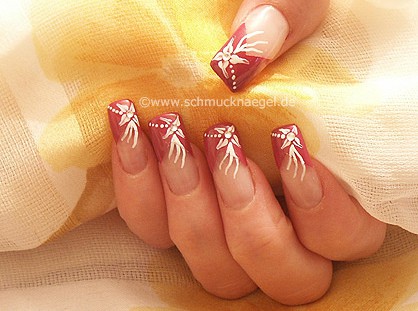 French motif in lavender