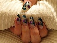 Strass stones in the colour lavender