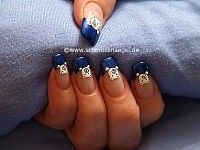 Little bear as nail art motif