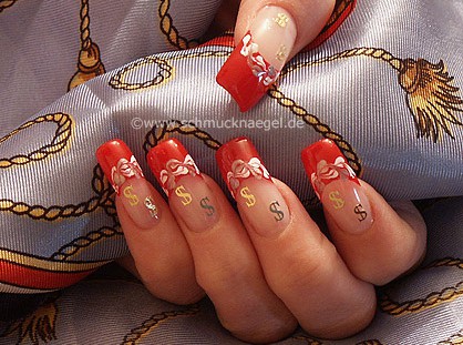 Motif with dollar symbol