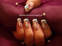 Fairy fingernail sticker and nail lacquer