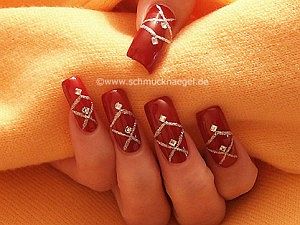 Beauty nail art for fingernails