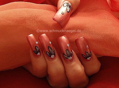 Full cover nail design in old-pink
