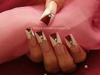 French motif for the fingernails