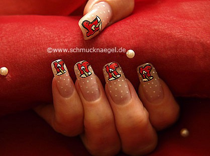 Diseño de navidad con bota de San Nicolás