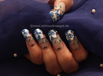 Motivos autoadhesivos tridimensional