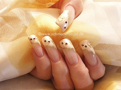 Boda en uñas francesas