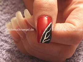 Nailart-Liner in der Farbe weiß