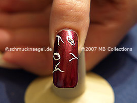 Nailart Bouillons in silber