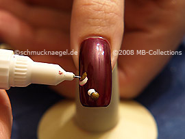 Nailart Pen in der Farbe bronze