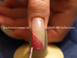 Nagellack in der Farbe rosa