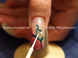 Nailart Liner in der Farbe weiß