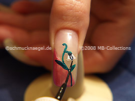 Nailart Liner in der Farbe schwarz