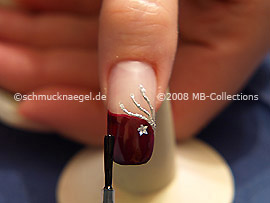 Der Klarlack schützt das Design