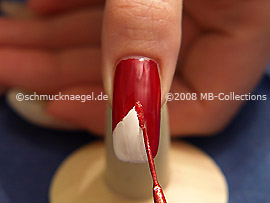 Nailart Liner in der Farbe rot-glitter