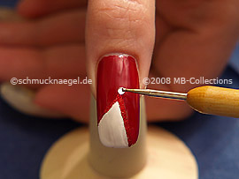 Strassstein in kristall und Spot-Swirl