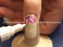Nailart Pen in der Farbe lila