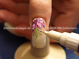 Nailart Pen in der Farbe lila