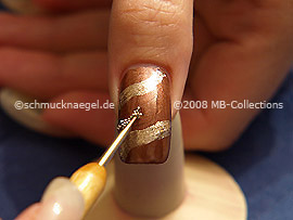 Nailart Bouillons in silber