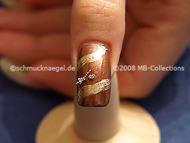 Nailart Bouillons in silber