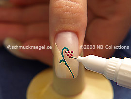 Nailart Liner in der Farbe lavendel