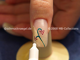 Nailart Liner in der Farbe lavendel