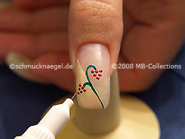 Nailart Liner in der Farbe lavendel