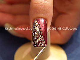 Nailart Bouillons in gold