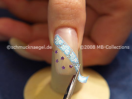 Schere und Nailart Sticker