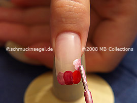 Nagellack in der Farbe rosa