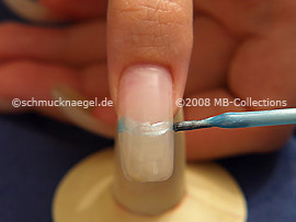 Nailart Pen in der Farbe türkis