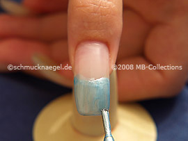 Nailart Pen in der Farbe türkis