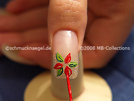 Nailart Liner in der Farbe rot