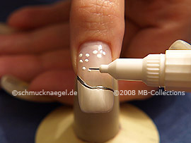 Nailart Pen in der Farbe weiß