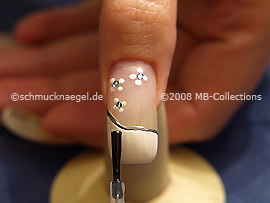 Der Klarlack schützt das Design