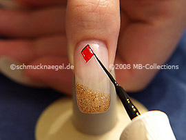 Nailart Liner in der Farbe schwarz